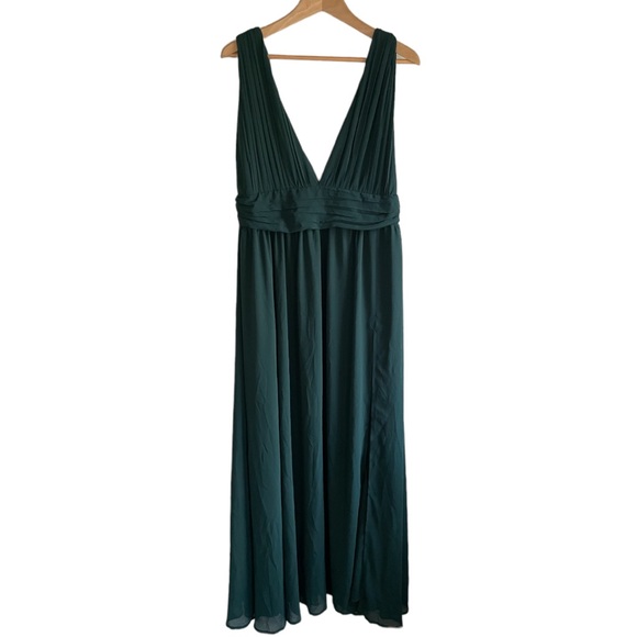 New! Lulus Heavenly Hues Forest Green Maxi Dress - Picture 8 of 12